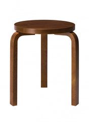 Stool 60, Legs Walnut, Seat Walnut