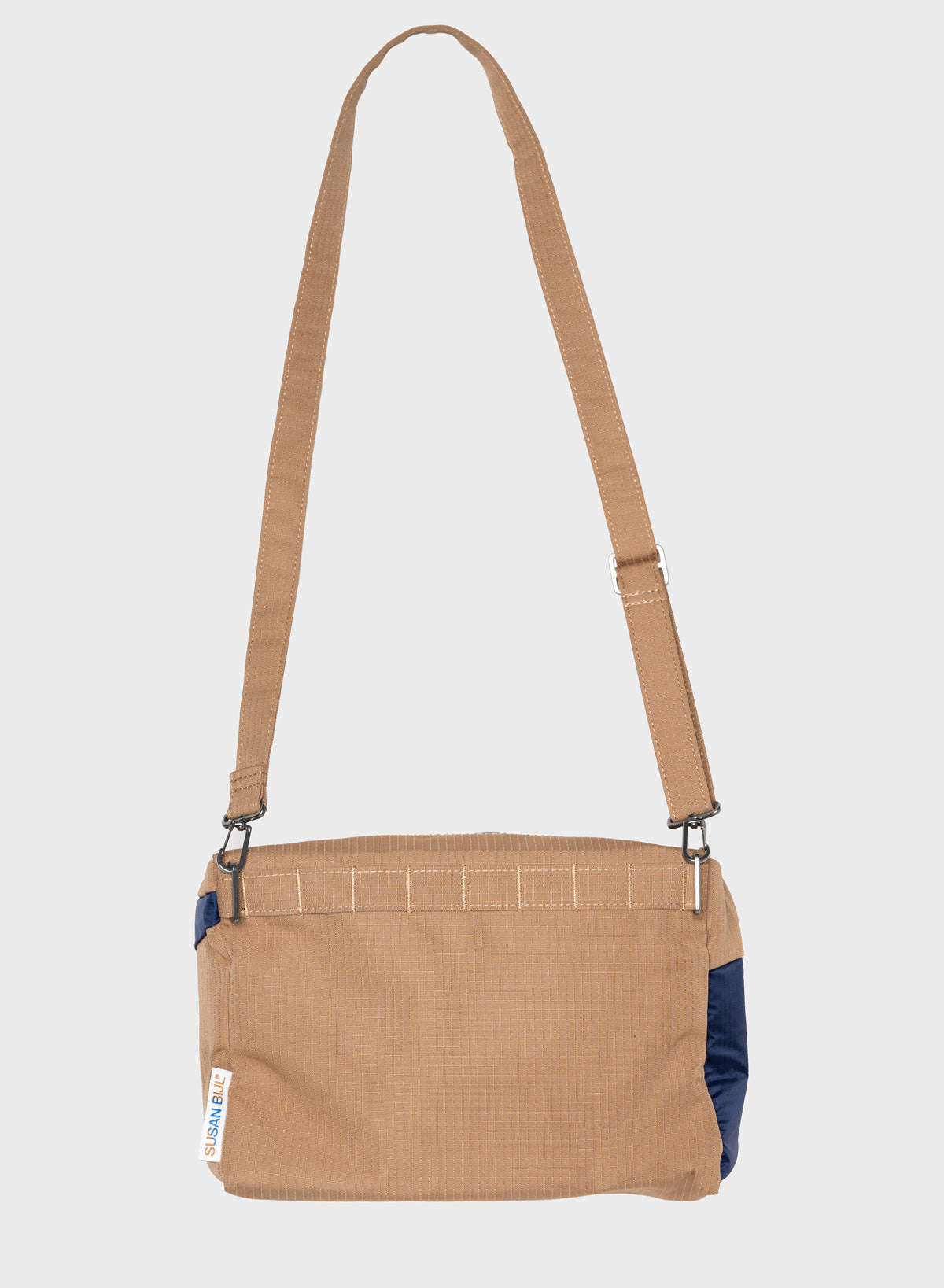 The New Bum Bag Camel & Navy Medium