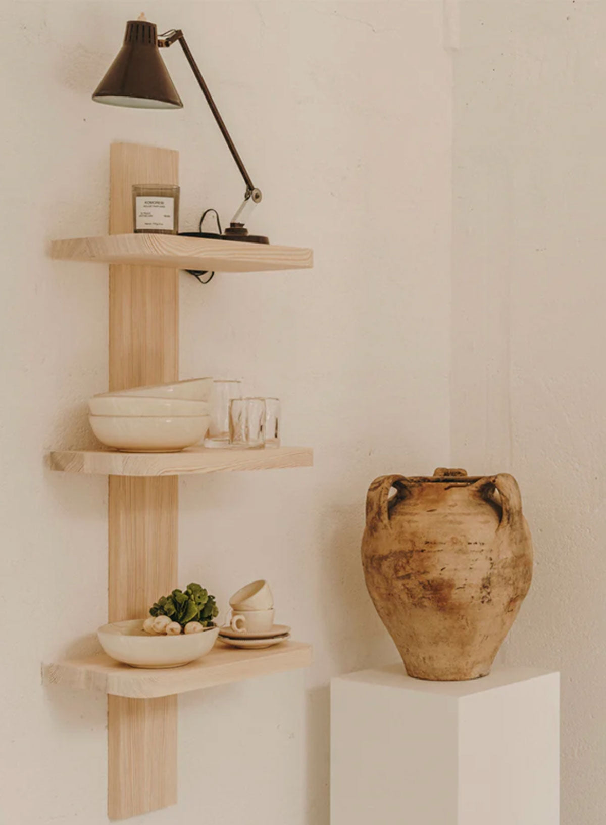 Atelier Shelf, Natural Spruce, Trio - Frama