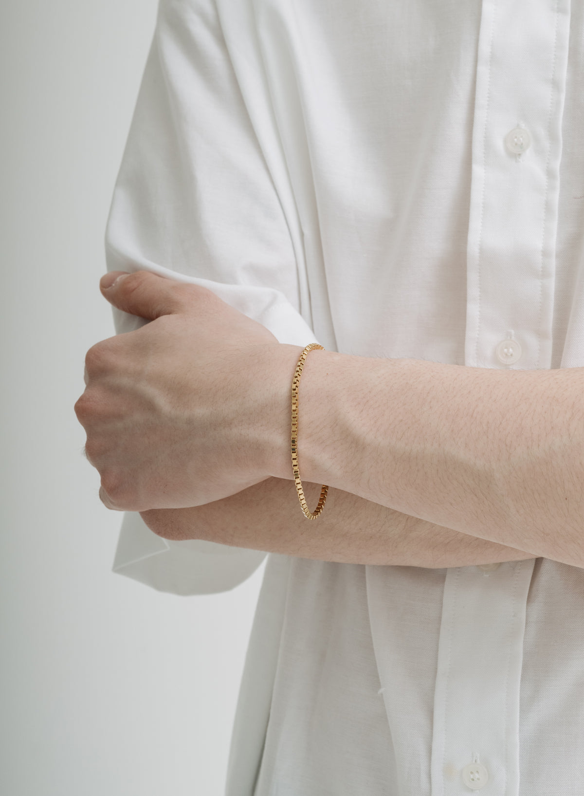 Bracelet, Venetian Gold, 19cm - Martine Viergever