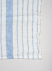 Dish Towel Waffle, Blue Stripe - Linge Particulier