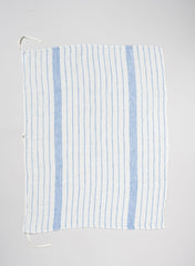 Dish Towel Waffle, Blue Stripe - Linge Particulier