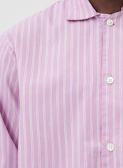 Long Sleeved Shirt, Purple Pink Stripes - Tekla