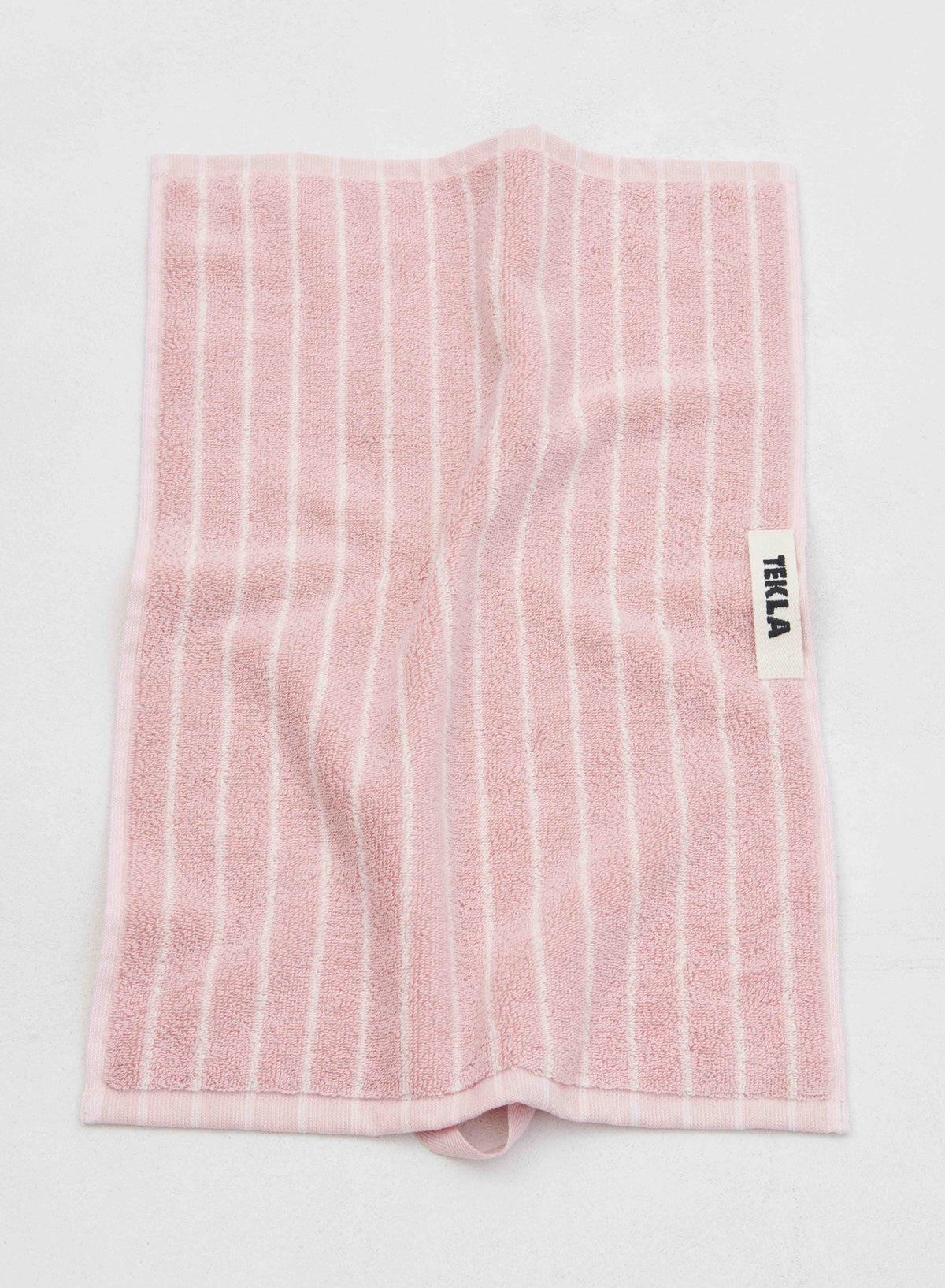 Guest Towel, Shaded Pink Stripes - Tekla