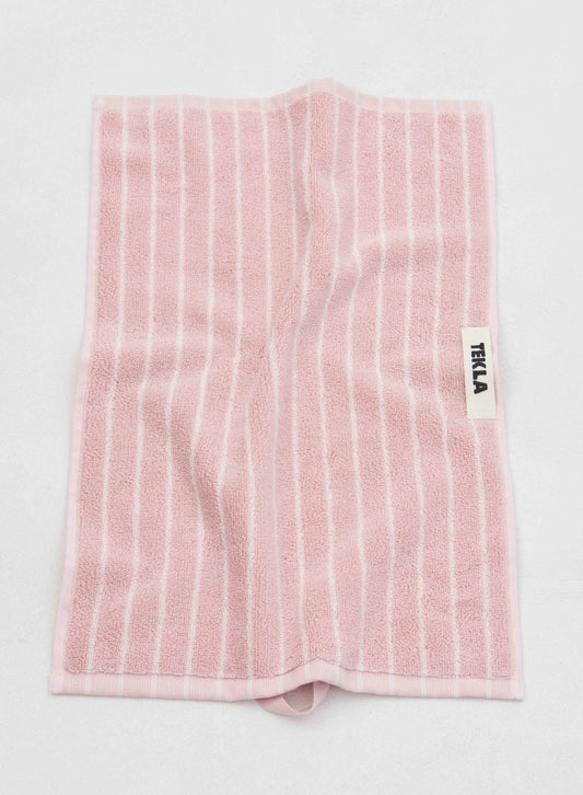 Guest Towel, Shaded Pink Stripes - Tekla