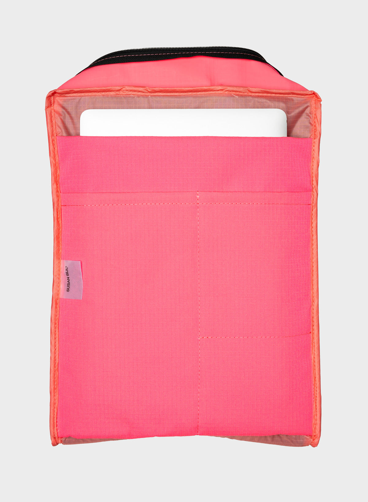 The New Backpack Fluo Pink & Coral One Size