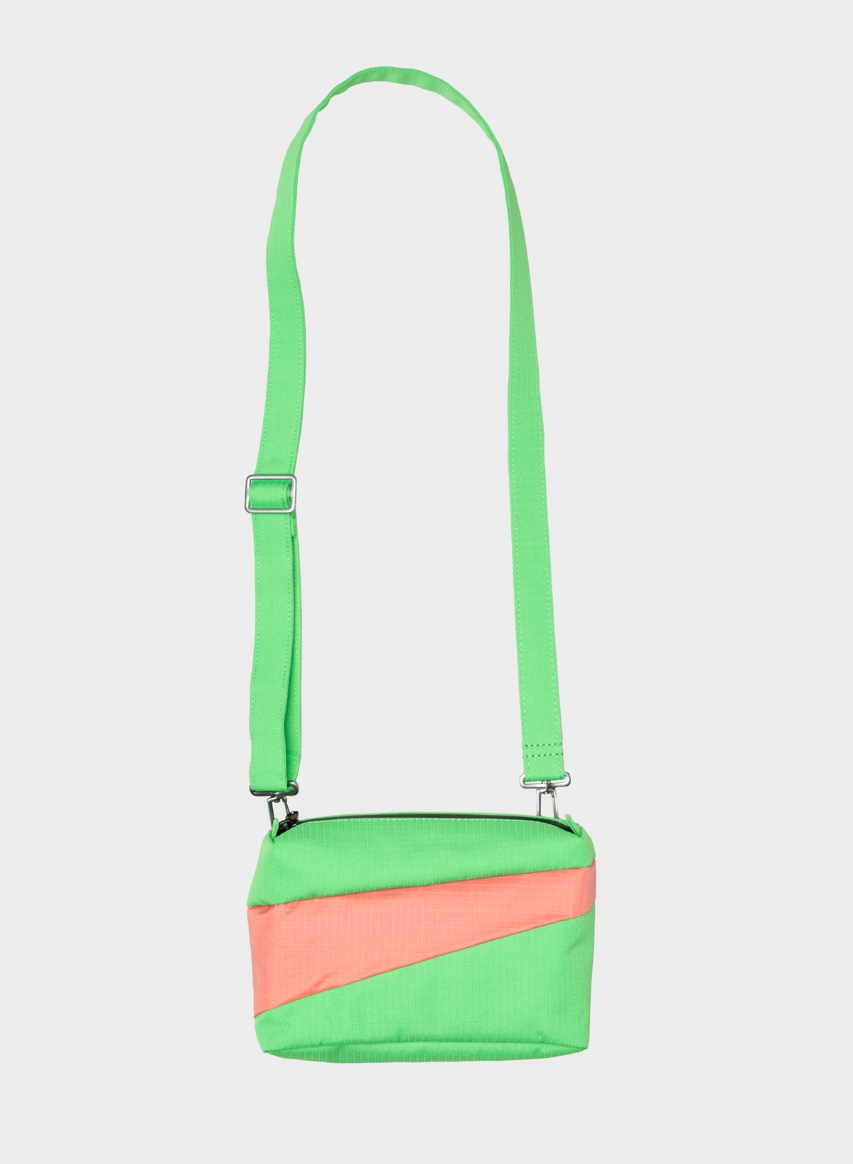 The New Bum Bag Greenscreen & Coral Small