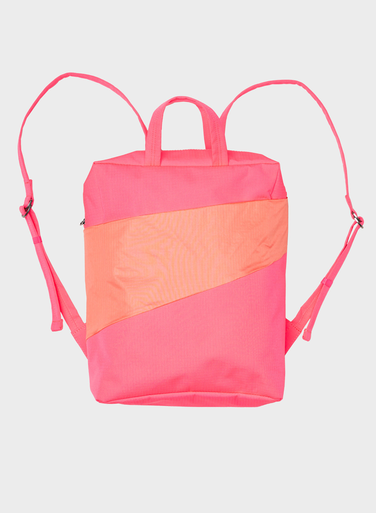 The New Backpack Fluo Pink & Coral One Size