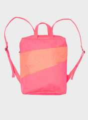 The New Backpack Fluo Pink & Coral One Size