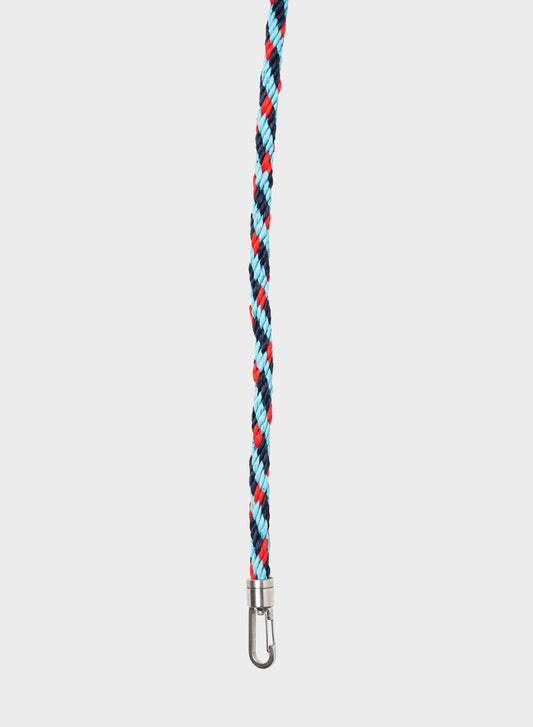 The New Kumihimo Strap Key Blue & Red Alert Long