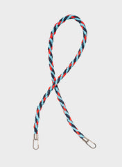 The New Kumihimo Strap Key Blue & Red Alert Short