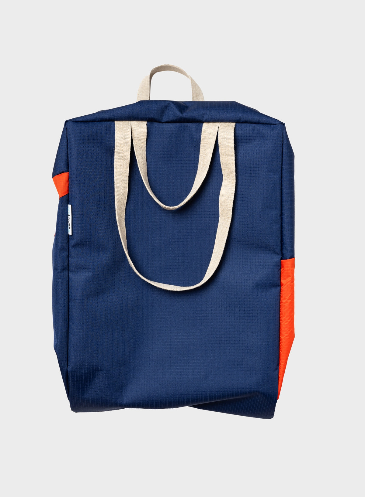 The New Tote Bag Navy & Red Alert Large