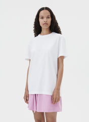 Sleeping Shirt Short, White - Tekla