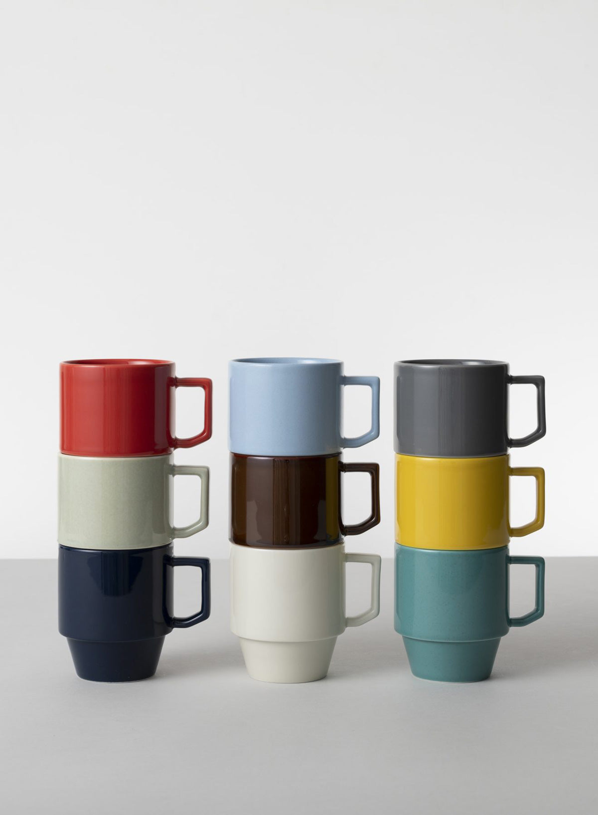 Blockmug Big, White - Hasami