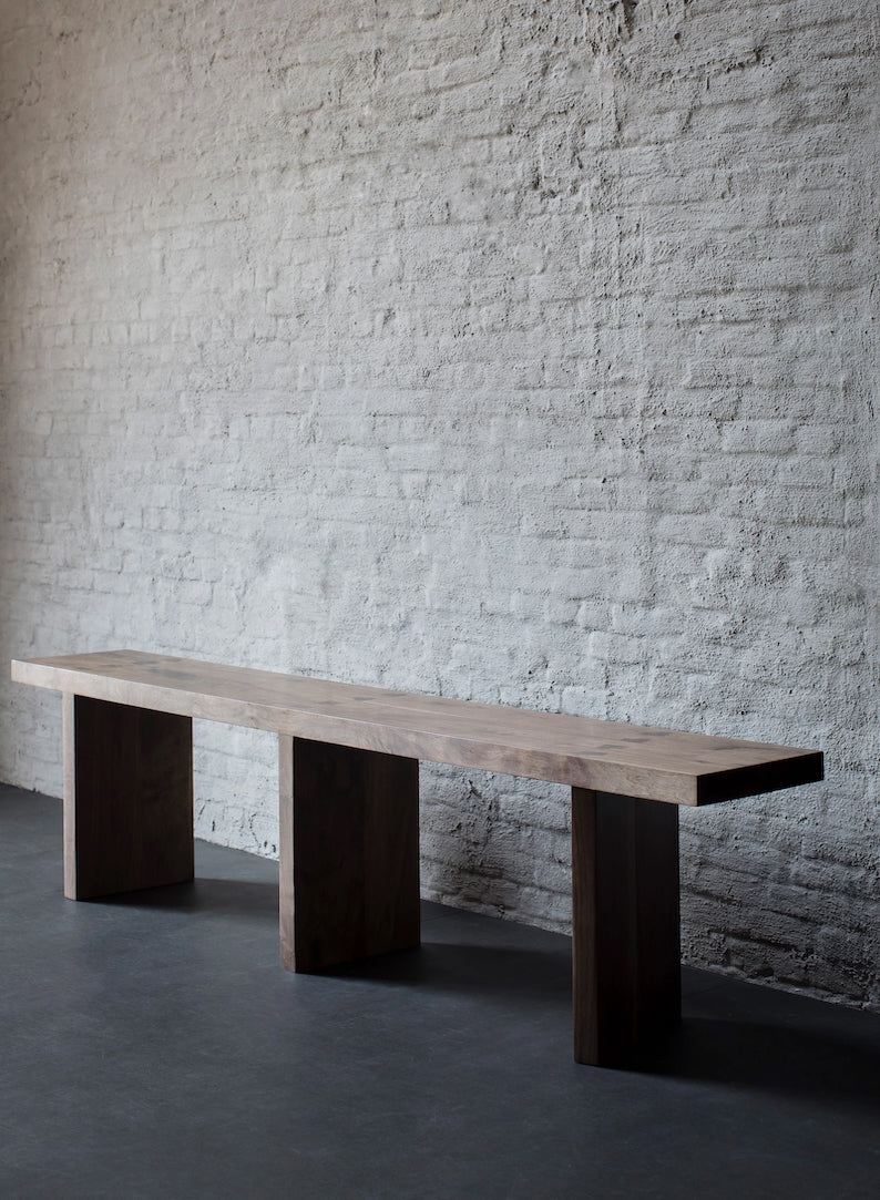 Bench Walnut Solid, Large - Atelier 365