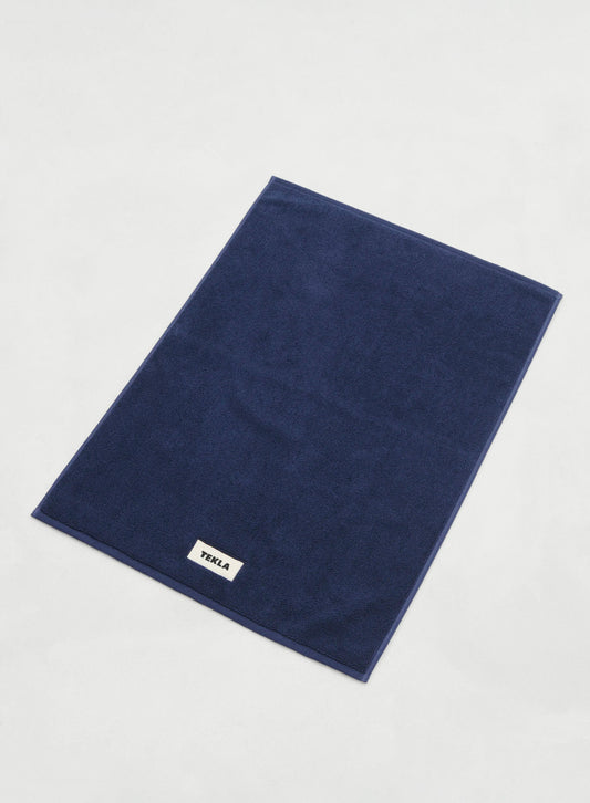 Bath Mat, Navy - Tekla