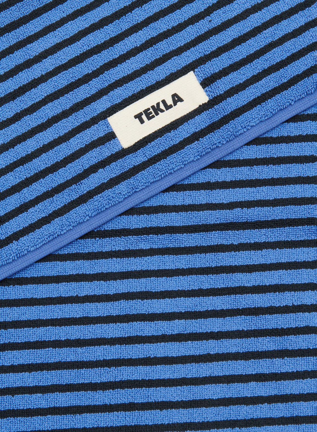 Bath Mat, Blue & Black - Tekla