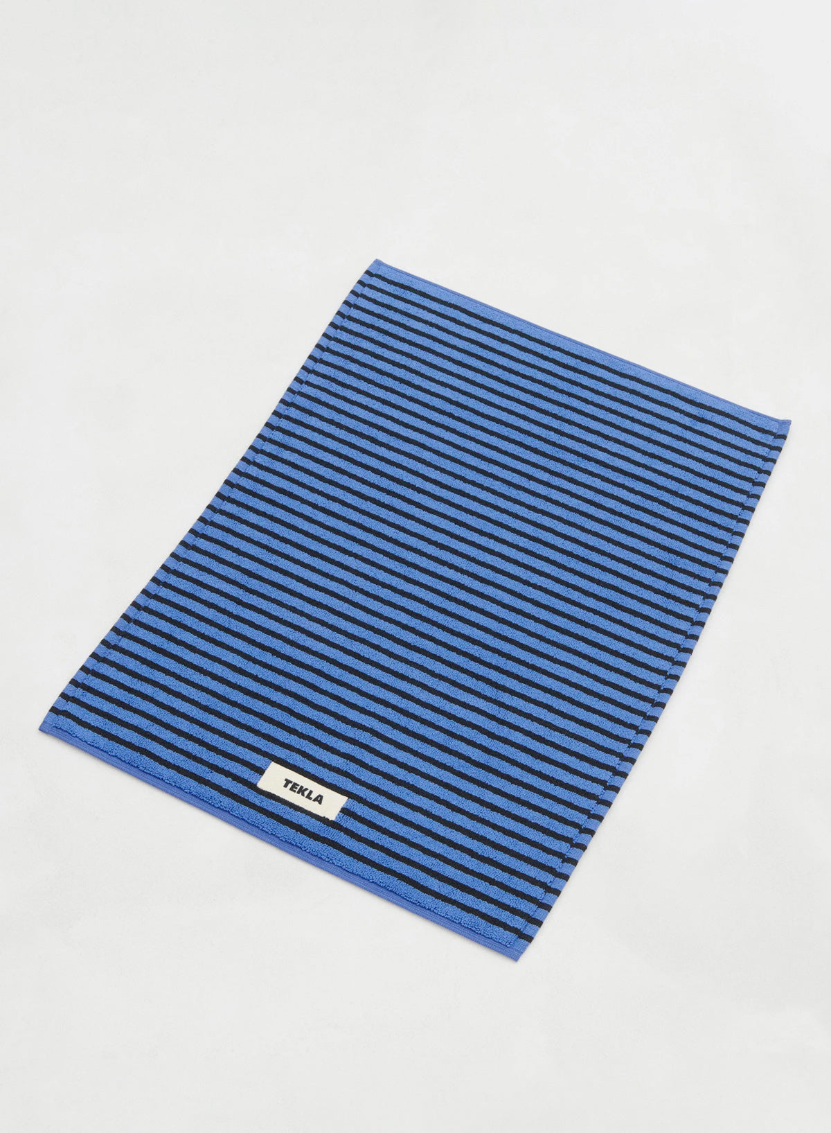 Bath Mat, Blue & Black - Tekla