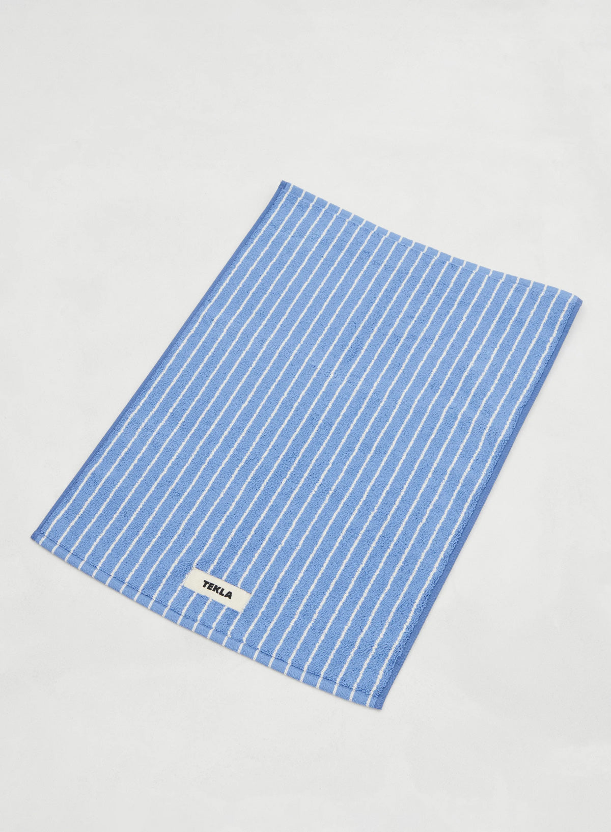 Bath Mat, Clear Blue Stripes - Tekla