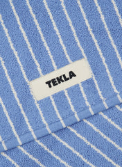 Bath Mat, Clear Blue Stripes - Tekla