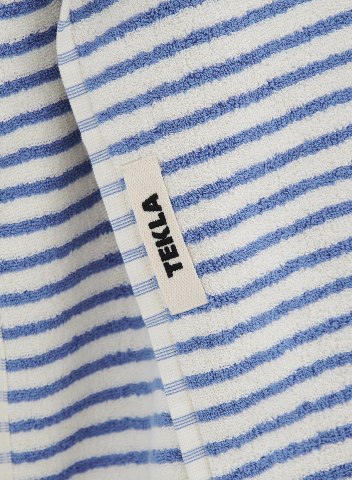 Guest Towel, Coastal Blue Stripes - Tekla