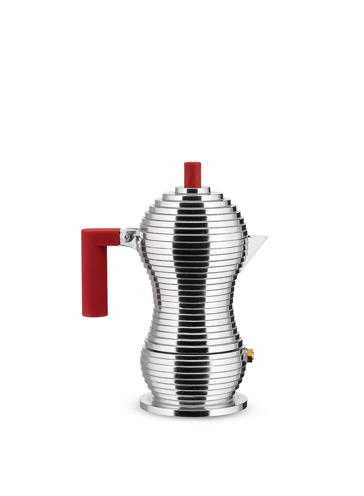 Espresso coffee maker Pulcina, 6 cups, Red - ALESSI