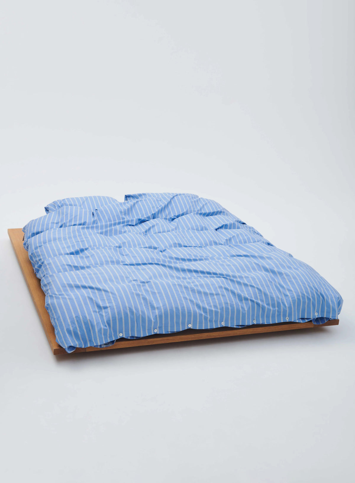 Double Duvet Cover - Island Blue Stripes, 200x220 - Tekla