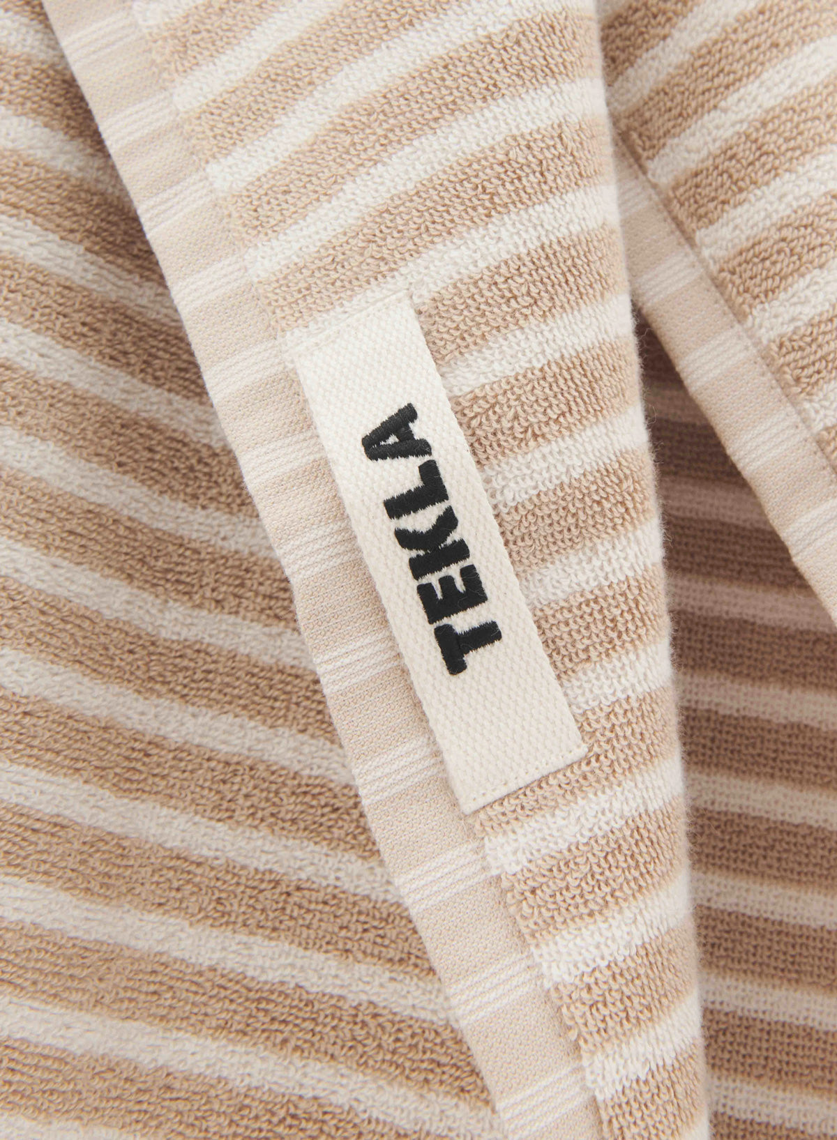 Guest Towel, Ivory Stripes - Tekla