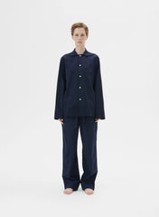 Long Sleeved Shirt, True Navy - Tekla