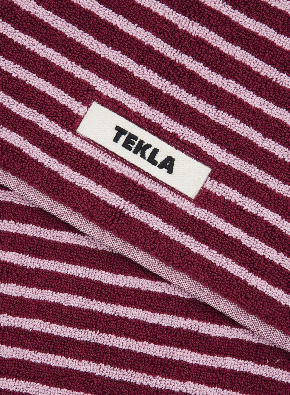 Bath Mat, Red & Rose - Tekla