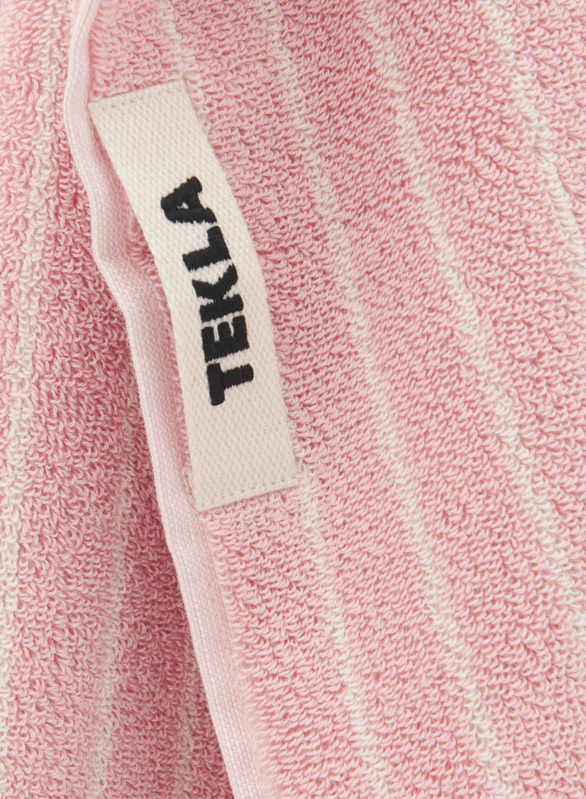 Bath Towel, Shaded Pink Stripes - Tekla