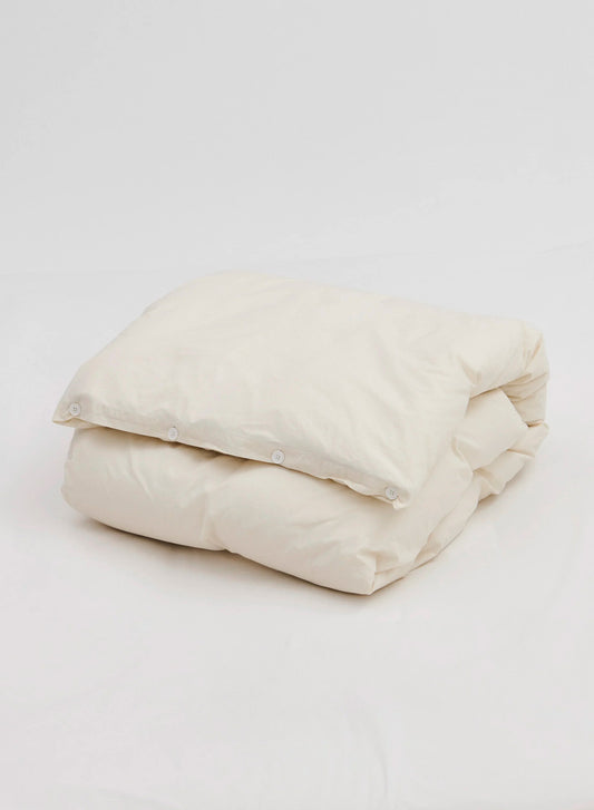 Double Duvet Cover - Winter White, 200x220 - Tekla