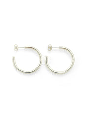 Earrings, Trochus Silver, Large - Martine Viergever