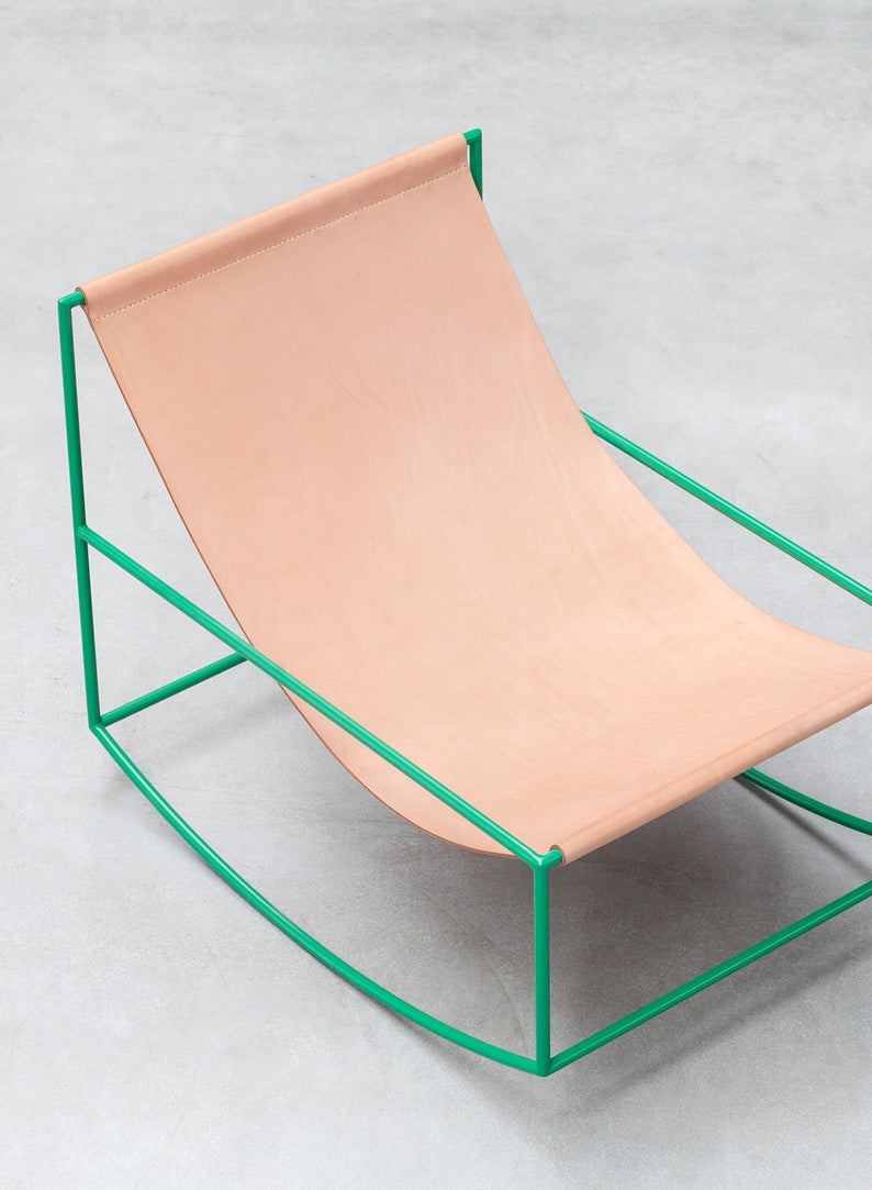 First Rocking Chair Green Muller van Severen SUSAN BIJL